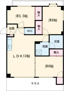 ボヌール【2階】の間取り