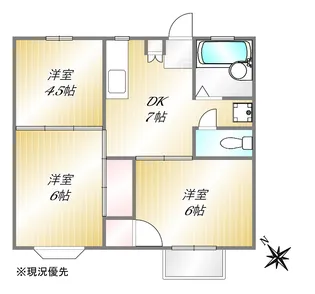 ジュネパレス【1階】の間取り