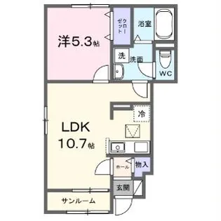 かのやIV【1階】の間取り