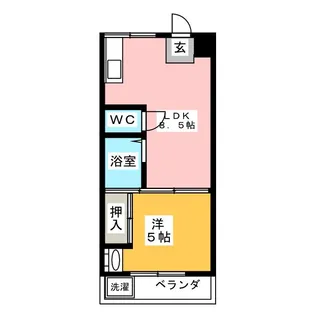 豊川マンション【1階】の間取り