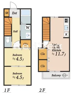 サンモール高尾の間取り