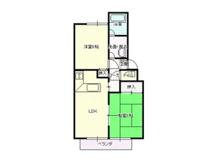 リバティ五智 B棟【2階】の間取り
