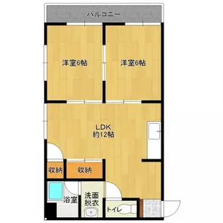 中元ビル【3階】の間取り