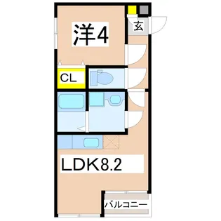 AriesI【1階】の間取り