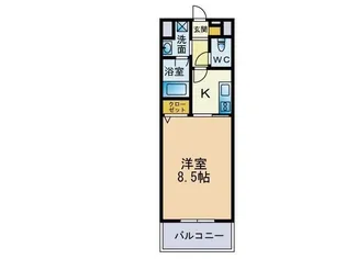 シャルムK【2階】の間取り