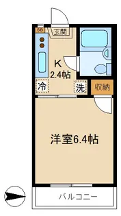 ドムス久我山B【2階】の間取り