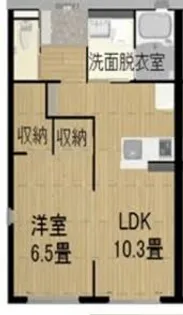 サリーチェハイムB棟【2階】の間取り