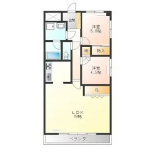 ネオニシキ【3階】の間取り