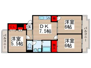 VILLA TAJIMA【4階】の間取り