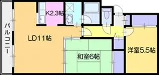 土屋ビル岩見沢【3階】の間取り