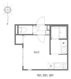グランデハーモニー足立【2階】の間取り