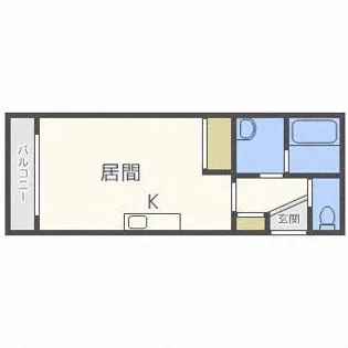 カントリーハイツ【1階】の間取り