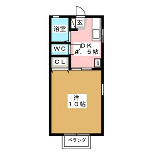 ベイサイドヴィラA【2階】の間取り