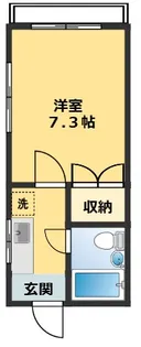 関吉マンション【1階】の間取り