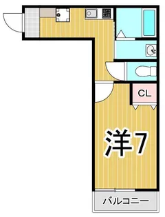 クルール エスポワール ネオ【3階】の間取り