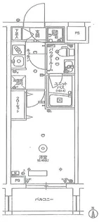 スカイコートヒルズ品川御殿山【1階】の間取り