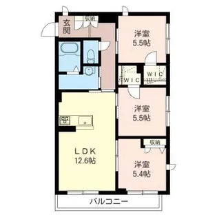 グリーンガーデン T.S【1階】の間取り