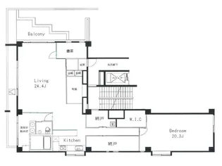 白金台ホームズ【6階】の間取り