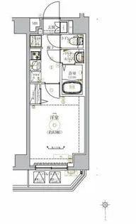 ベルシード五反野【7階】の間取り