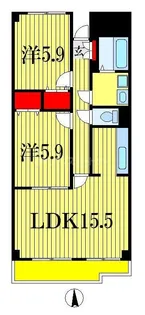 グランシャリオ【4階】の間取り