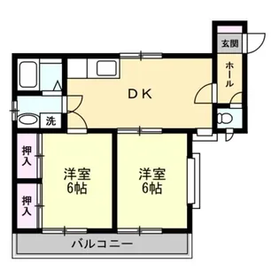 ラ・グルドゥ【3階】の間取り