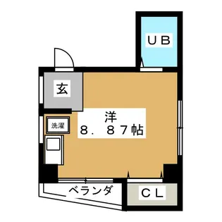 ハイム栄III【2階】の間取り
