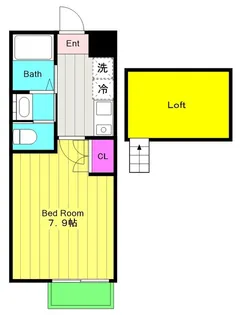サンハイツA(稲田堤)【2階】の間取り