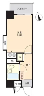 ライオンズマンション浅草言問橋【8階】の間取り