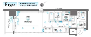 ZOOM横濱EAST【9階】の間取り