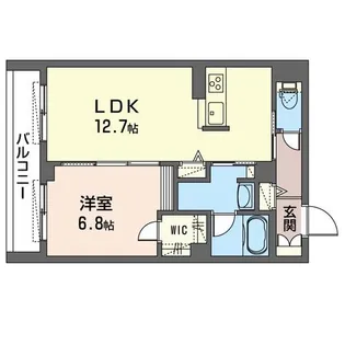 RICH FIELD【1階】の間取り