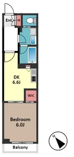アトラスリベルタ文京湯島【3階】の間取り
