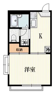 プチメゾン大原【2階】の間取り