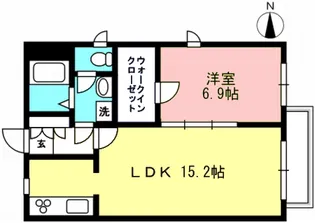 ミオプラサール【1階】の間取り
