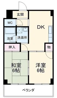 第1アリストマンション【2階】の間取り