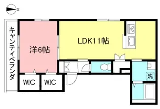 グランドール梅ヶ丘【2階】の間取り