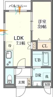 エレガンス藤井寺【3階】の間取り