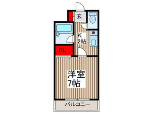 ビック・ハピネス【1階】の間取り