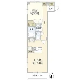 田園調布マンション【3階】の間取り