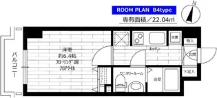 ステージファースト三軒茶屋アジールコート【9階】の間取り