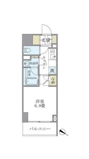 プランドール水天宮【7階】の間取り