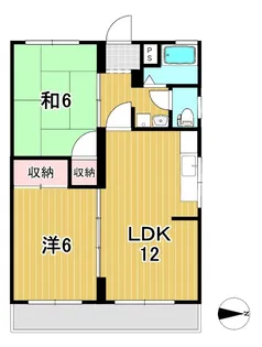 青山ハイツ【4階】の間取り
