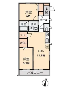 ウェルストン【2階】の間取り