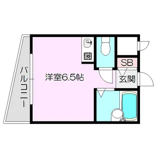 メゾンアンティーム【4階】の間取り