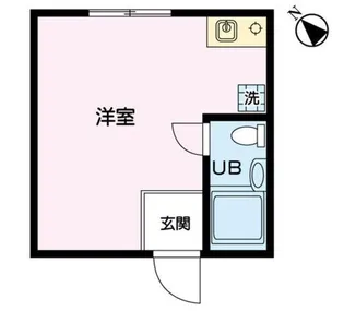 インペリアル中野【1階】の間取り