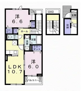 ブランシュ【3階】の間取り