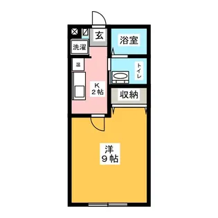 リバーサイドマンション瑞浪【1階】の間取り
