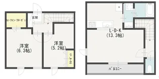 Imagawa Mid Garden Suiteの間取り