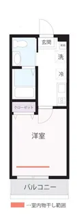 ハーミットクラブハウス神奈川新町【2階】の間取り