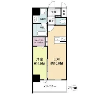 ストーリア茨木【8階】の間取り