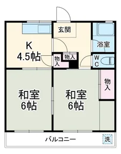 加藤ハイツ【3階】の間取り